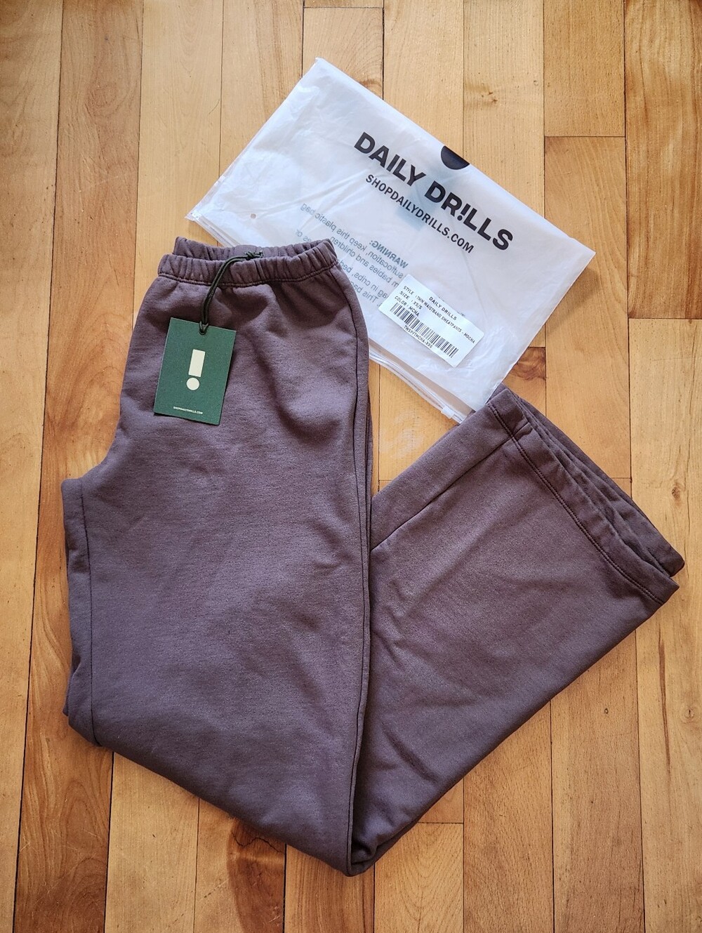 Daily Drills Low Rise Sweatpants in Mocha - XS/S